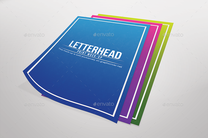 Letterhead Mockup PSD Volume 02