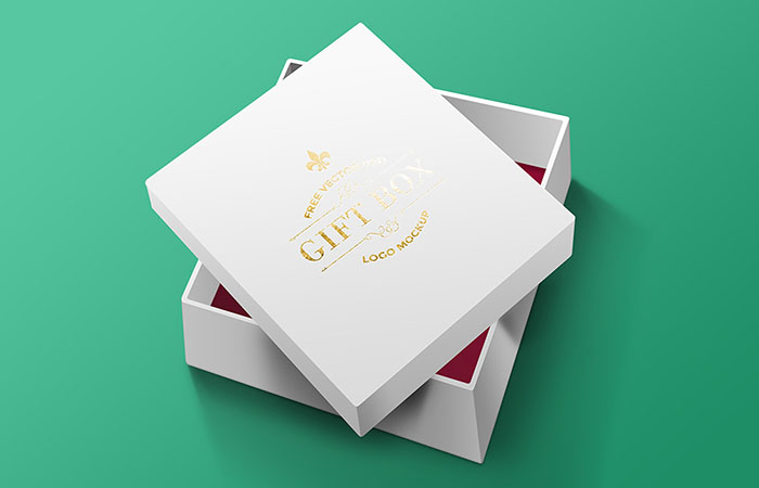 Free Gift Box PSD