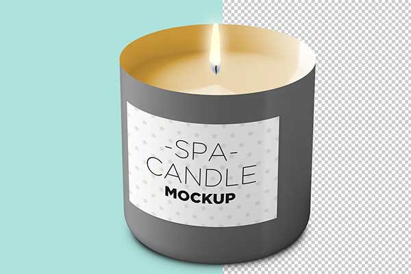 Printable Candle Mockup