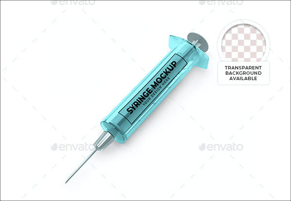 Syringe Mockups Template