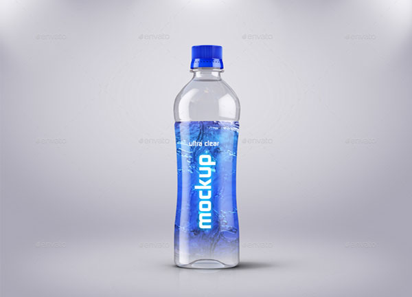 Water Plastic Bottle Mockups