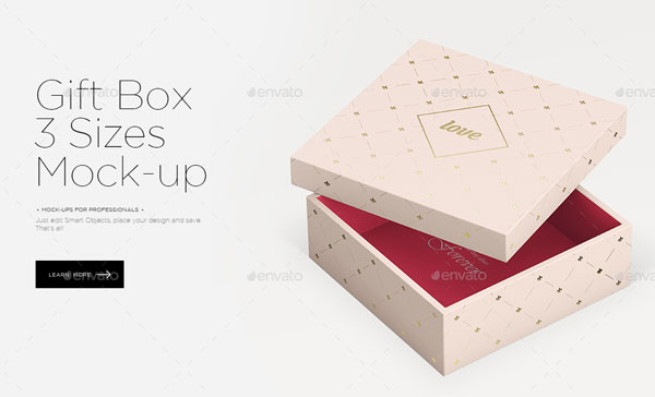 Box Mockup For Jewelry