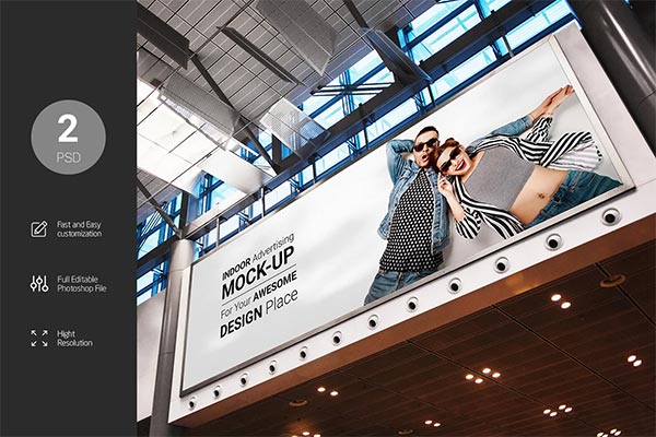 Indoor Billboard Mock-Up