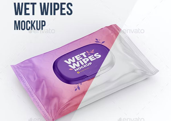 Wet Wipes Editable Mockup