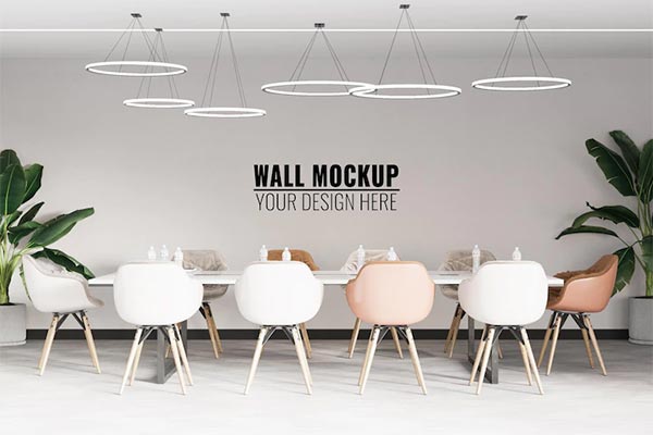 Free PSD Lobby Interior Mockup