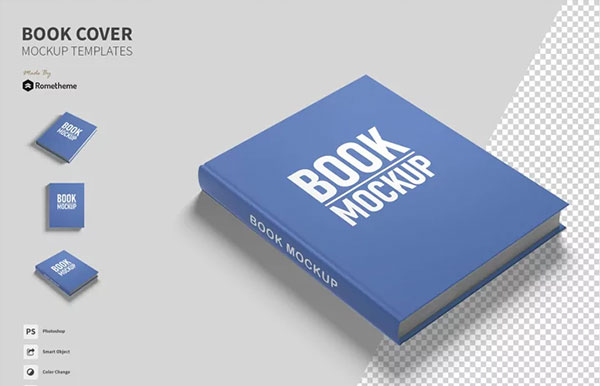Vector Book Cover Mockup