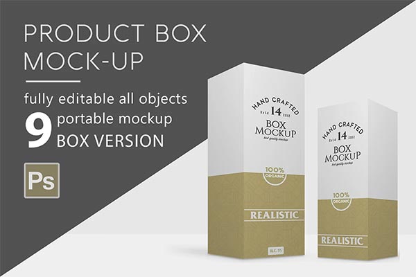 Thin Box Mockup